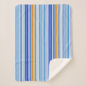 Blauw Sherpa Deken (Voorkant)