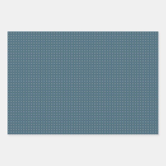 Blauw Shirt en Stropdas Vaderdag Inpakpapier Vel (Voorkant 2)