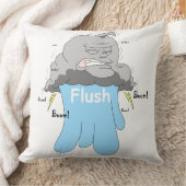 Blauw Sierkussen (Deken)