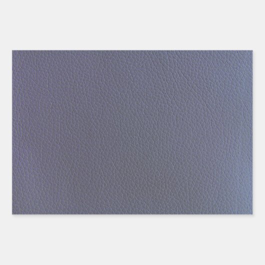 Blauw Sierkussen met lederen textiel Inpakpapier Vel (Voorkant 3)