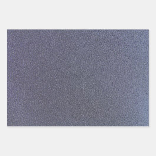 Blauw Sierkussen met lederen textiel Inpakpapier Vel (Voorkant 2)