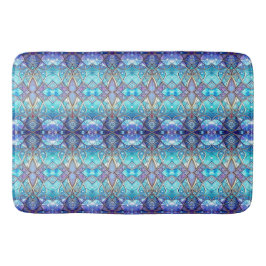 Blauw Sierlijk Badmat