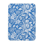 blauw sierpatroon, populair magneet (Verticaal)