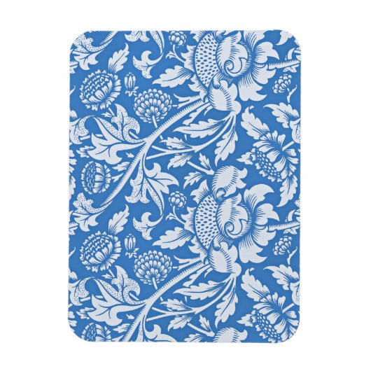 blauw sierpatroon, populair magneet (Verticaal)