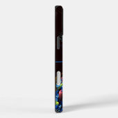 Blauw Sinaasappel Bloemen Modern Abstract Kunstpat Case-Mate iPhone Case (Achterkant / Rechts)