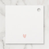 Blauw Sinaasappel Blush Waterverf Air Plane Weddin Bedankjes Labels (Achterkant)