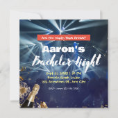 Blauw Sinaasappel Feestzaal Vrijgezellenavond Uitn Kaart (Voorkant)