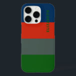 Blauw Sinaasappel Groene Strepen Patroon Gepersona iPhone 16 Pro Hoesje<br><div class="desc">Geef je iPhone 16 Pro een gedurfde en moderne look met het Blue, Oranje en Green Stripes Color Block Pattern Hoesje. Met een levendig gestreept ontwerp voegt dit hoesje een stijlvol tintje toe en beschermt het uw toestel tegen alledaagse draag. Ideaal voor mensen die houden van kleurrijke en opvallende accessoires....</div>