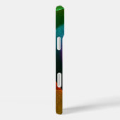Blauw Sinaasappel Roze Moderne Abstracte Kunst Pat Case-Mate iPhone Case (Achterkant / Rechts)