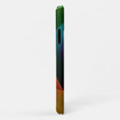 Blauw Sinaasappel Roze Moderne Abstracte Kunst Pat Case-Mate iPhone Case (Achterkant/rechts)