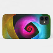 Blauw Sinaasappel Roze Moderne Abstracte Kunst Pat Case-Mate iPhone Case (Achterkant (horizontaal))