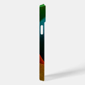 Blauw Sinaasappel Roze Moderne Abstracte Kunst Pat Case-Mate iPhone Case (Achterkant / Rechts)
