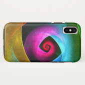 Blauw Sinaasappel Roze Moderne Abstracte Kunst Pat Case-Mate iPhone Case (Achterkant (horizontaal))