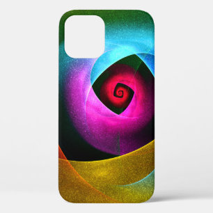 Blauw Sinaasappel Roze Moderne Abstracte Kunst Pat Case-Mate iPhone Case