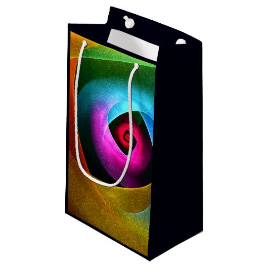 Blauw Sinaasappel Roze Moderne Abstracte Kunst Pat Klein Cadeauzakje (Voorkant Gekanteld)