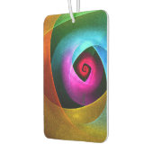 Blauw Sinaasappel Roze Moderne Abstracte Kunst Pat Luchtverfrisser (Links)