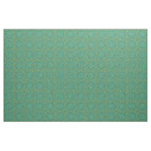 Blauw Sinaasappel Star Kaleidoscope Print Pattern Stof (Yard (91,4 cm))