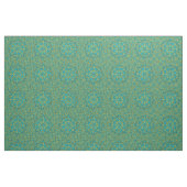 Blauw Sinaasappel Star Kaleidoscope Print Pattern Stof (Fat Quarter)