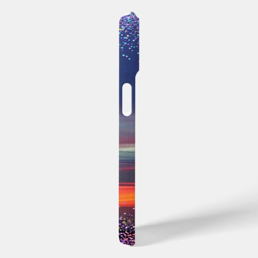 Blauw sinaasappel wolken zonsondergang ombre confe Case-Mate iPhone case (Achterkant / Rechts)