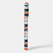 Blauw Sinaasappels penseelstreken Abstract patroon Case-Mate iPhone Case (Achterkant / Rechts)