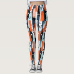 Blauw Sinaasappels penseelstreken Abstract patroon Leggings<br><div class="desc">Maak een gedurfde uitspraak met de Blue Oranje Brushstrokes Abstract Pattern Leggings. Deze leggings hebben een dynamische mix van blauw en oranje tinten in een kunstzinnig penseelstreekontwerp en bieden zowel stijl als comfort. Ideaal voor yoga, hardlopen of casual draag, ze bieden flexibiliteit en een flatterende pasvorm. Of u nu aan...</div>