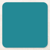 BLAUW Sjabloon DIY kleur wijzigen TEKST TOEVOEGEN  Kartonnen Onderzetters (Voorkant)