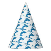 Blauw-skier Feesthoedjes (Links)