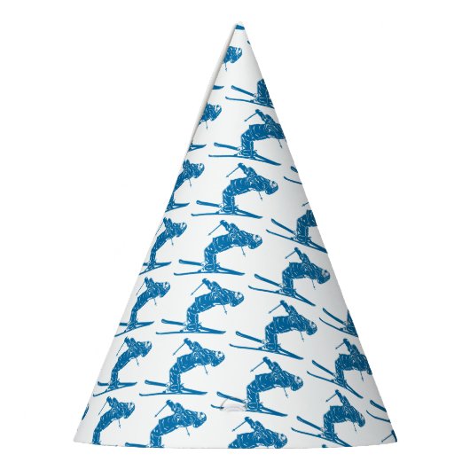 Blauw-skier Feesthoedjes (Links)