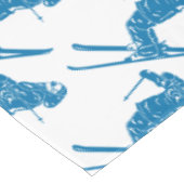 Blauw-skier Tafelkleed (Gekanteld)