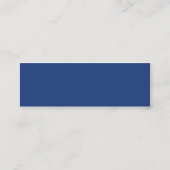 Blauw - Skinny Mini Visitekaartje (Achterkant)