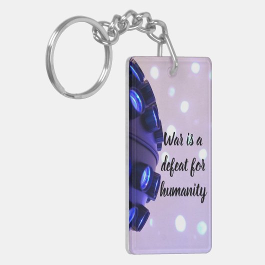 Blauw Sleutelhanger (Voorkant Links)