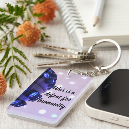 Blauw Sleutelhanger (Voorkant Rechts)