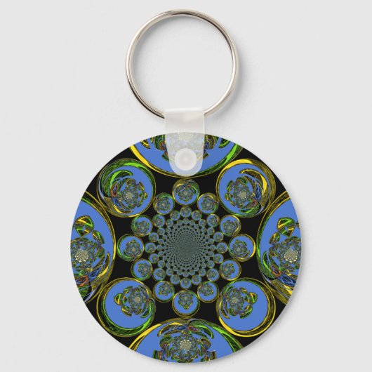  blauw sleutelhanger (Voorkant)