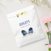 Blauw Sneakers Baby shower Favor Bag Treat Sacks Bedankzakje (Gezegeld)