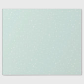 Blauw sneeuwmatte papier, 30 inch x 6 ft cadeaupapier (Vlak)