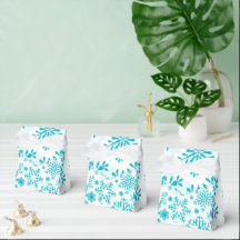 Blauw Sneeuwvlok Patroon | Winter Vakantie Kerstmi