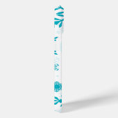 Blauw Sneeuwvlokpatroon Case-Mate iPhone Case (Achterkant / Rechts)