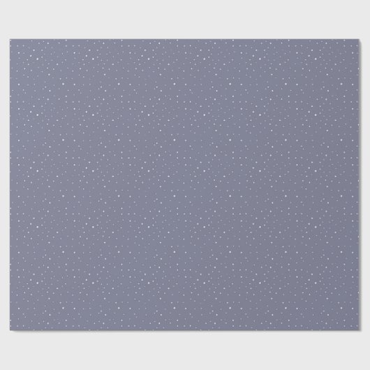 Blauw Sneeuwwitje Kerstcadeauverpakking Cadeaupapier (Vlak)