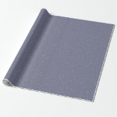 Blauw Sneeuwwitje Kerstcadeauverpakking Cadeaupapier (Uitgerold)