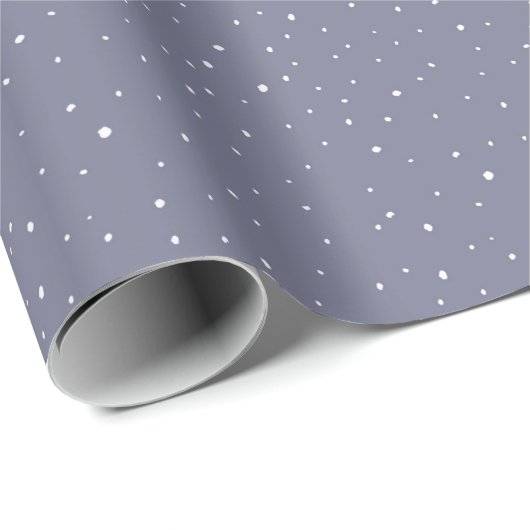 Blauw Sneeuwwitje Kerstcadeauverpakking Cadeaupapier (Rol Hoek)