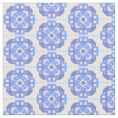 Blauw snijpatroon stof (Close Up)