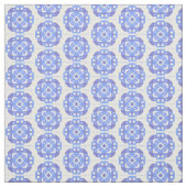 Blauw snijpatroon stof (Swatch)