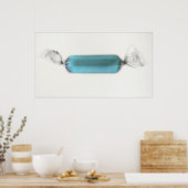Blauw Snoep Poster (Keuken)