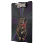 Blauw snoepPitbull Klembord (Links)