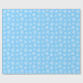 Blauw snowflake papier (Vlak)