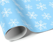 Blauw snowflake papier (Rol Hoek)