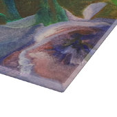 Blauw Soliloquy Glass Cutting Board Snijplank (Hoek)