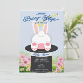 Blauw Sommige Konijntje Magisch Pet Trick Garden B Kaart (Staand voorkant)