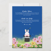 Blauw Sommige Konijntje Magisch Pet Trick Garden B Kaart (Achterkant)