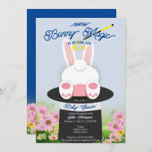 Blauw Sommige Konijntje Magisch Pet Trick Garden B Kaart (Voorkant / Achterkant)